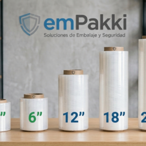 Stretch Film (Vinipel) Industrial y Manual - Variedad de Medidas | Protección emPakki